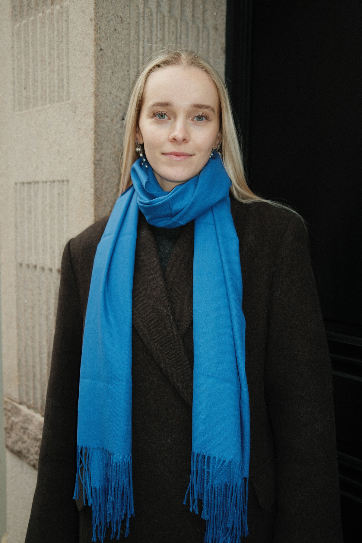 Halstørklæde - Royal Blå