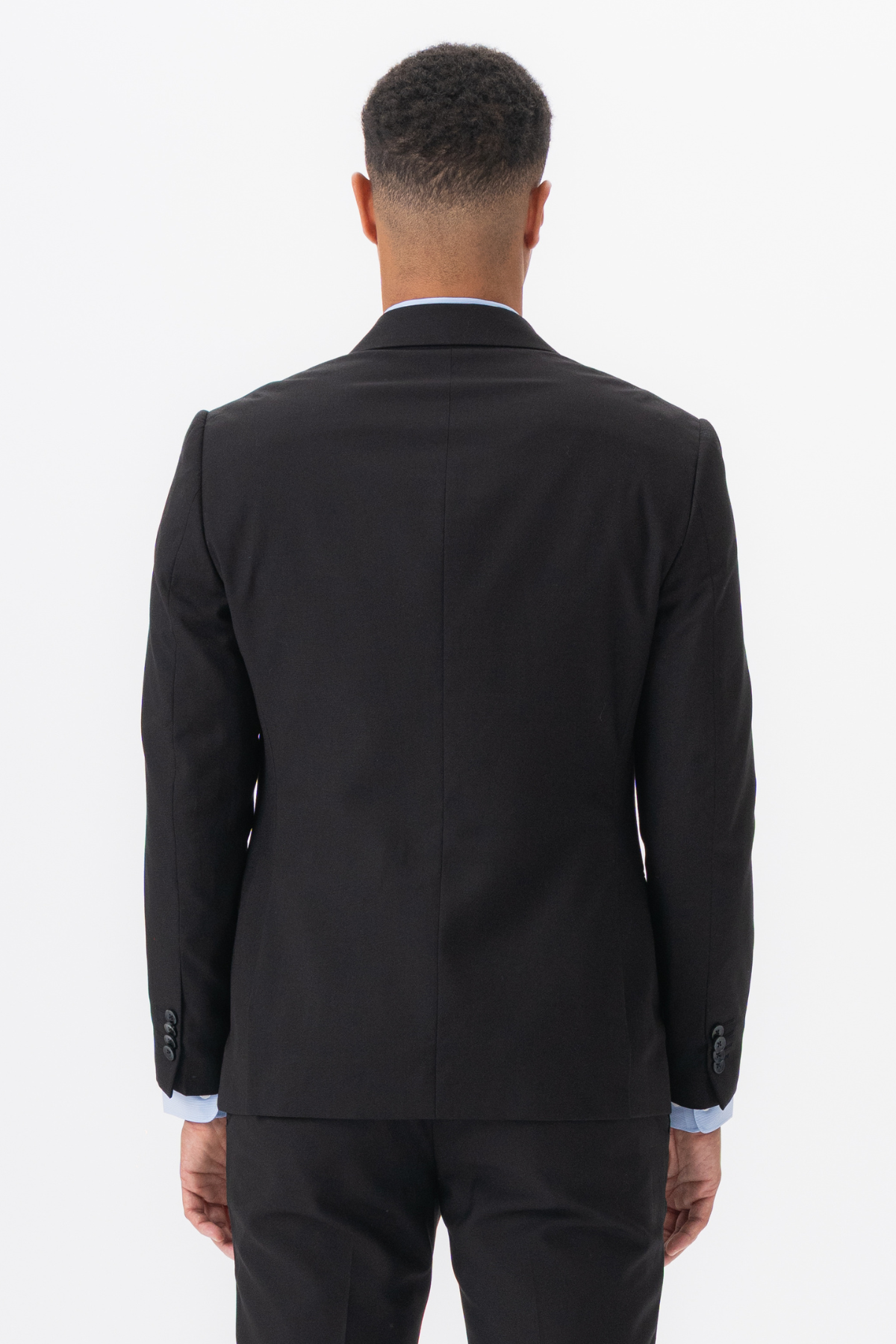 Premium Dobbelttradet Blazer - Sort