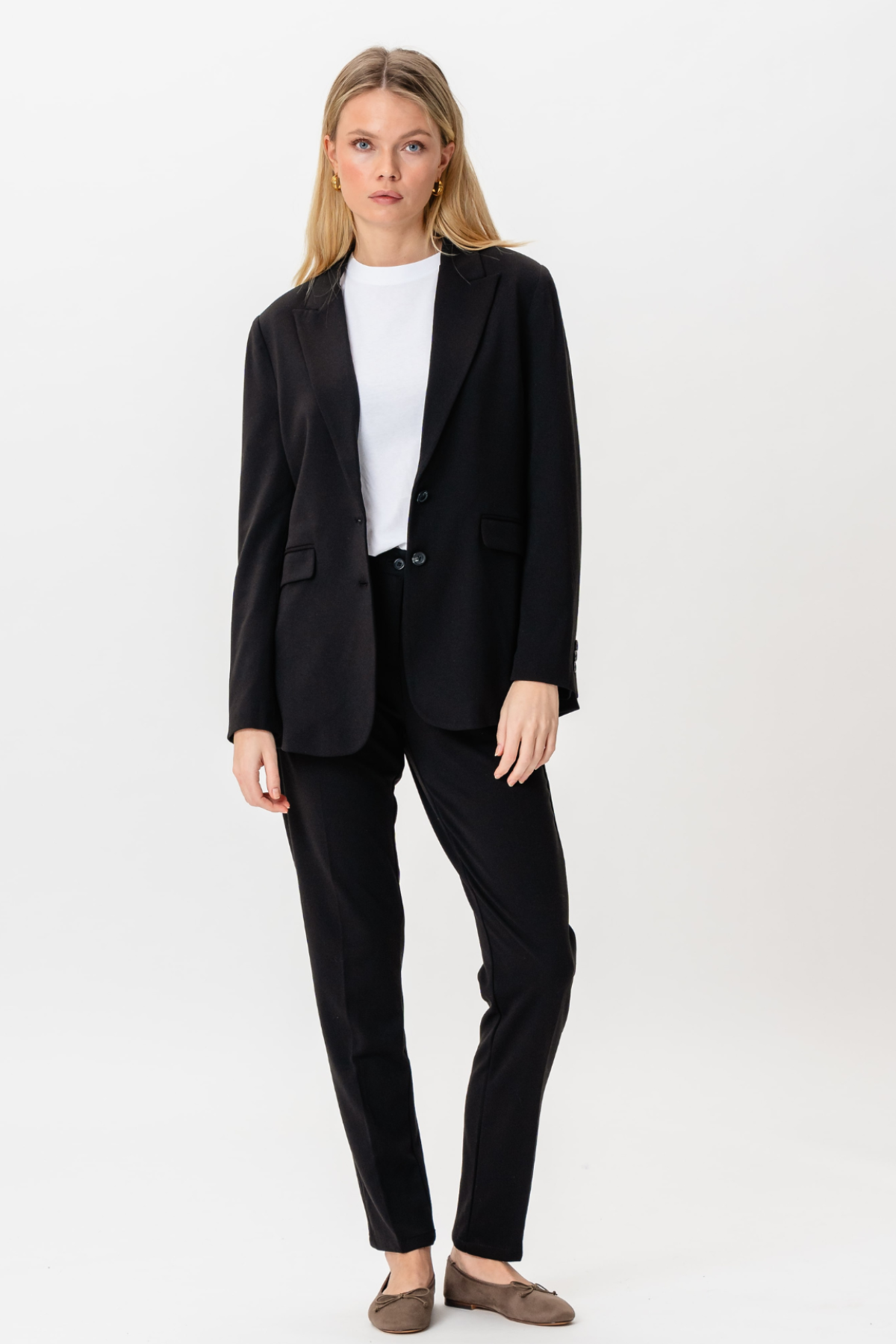Klassisk fit Blazer - Sort