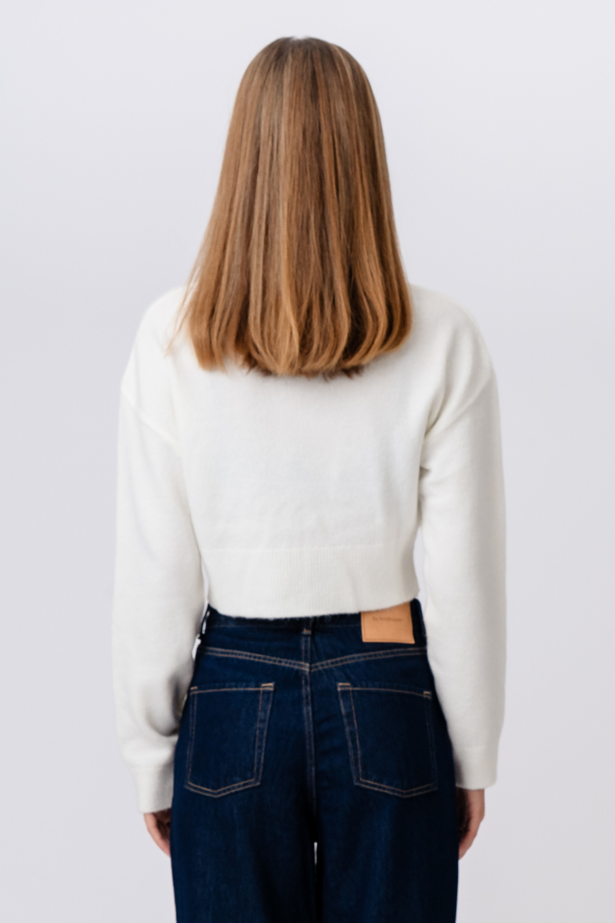 Kenya Kort Strik - Hvid