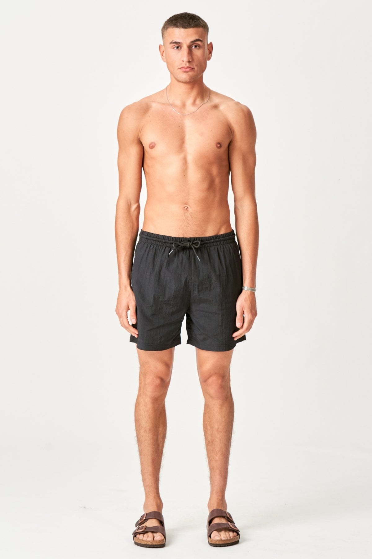 Premium Badeshorts - Sort