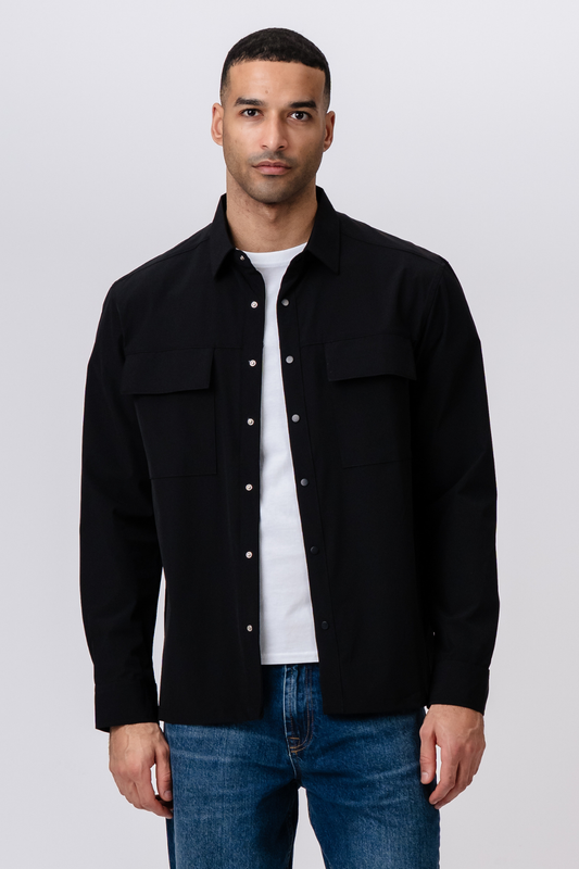 Silas Overshirt - Sort