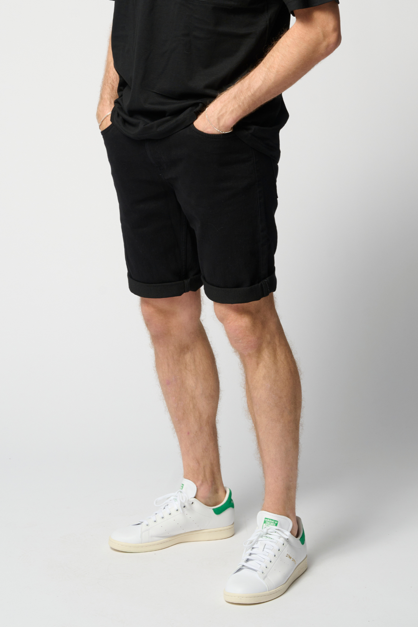 De Originale Performance Denim Shorts - Jet Black