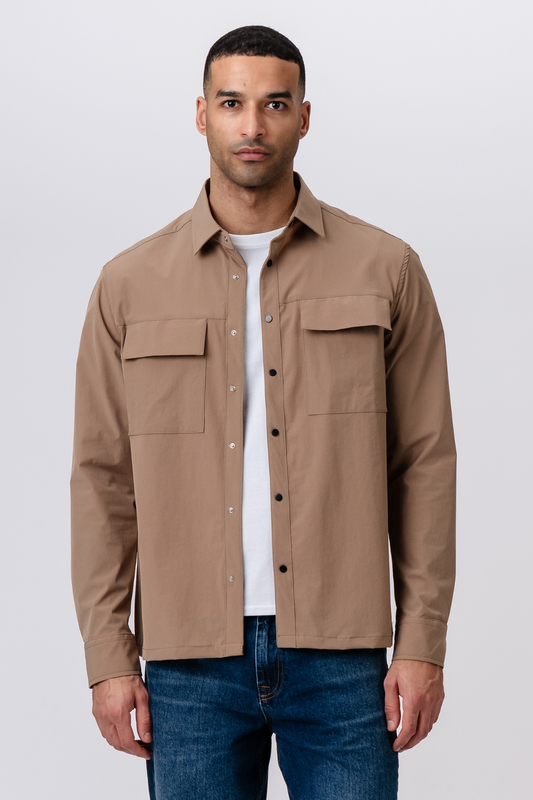 Silas Overshirt - Brun