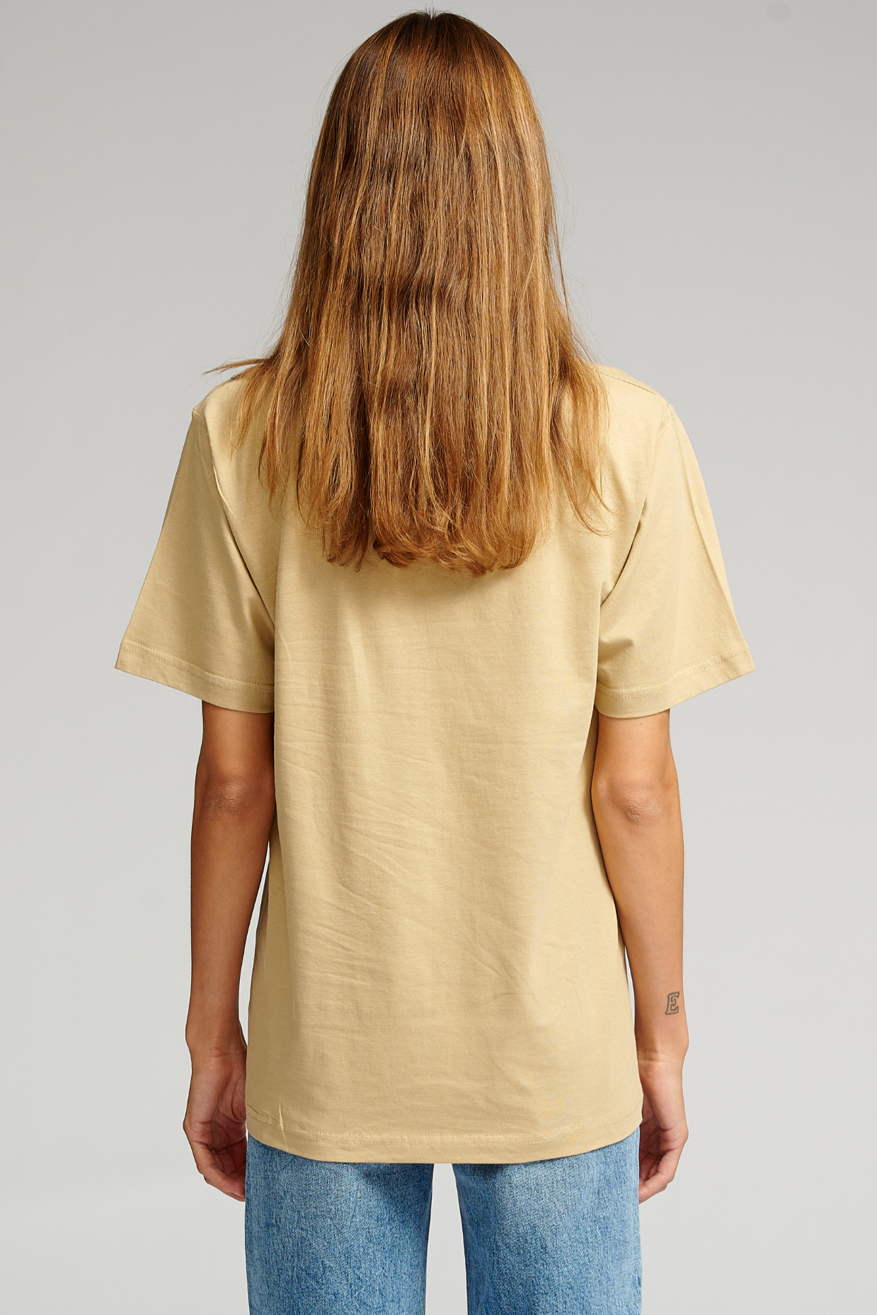 Oversized T-shirt - Sand (dame)