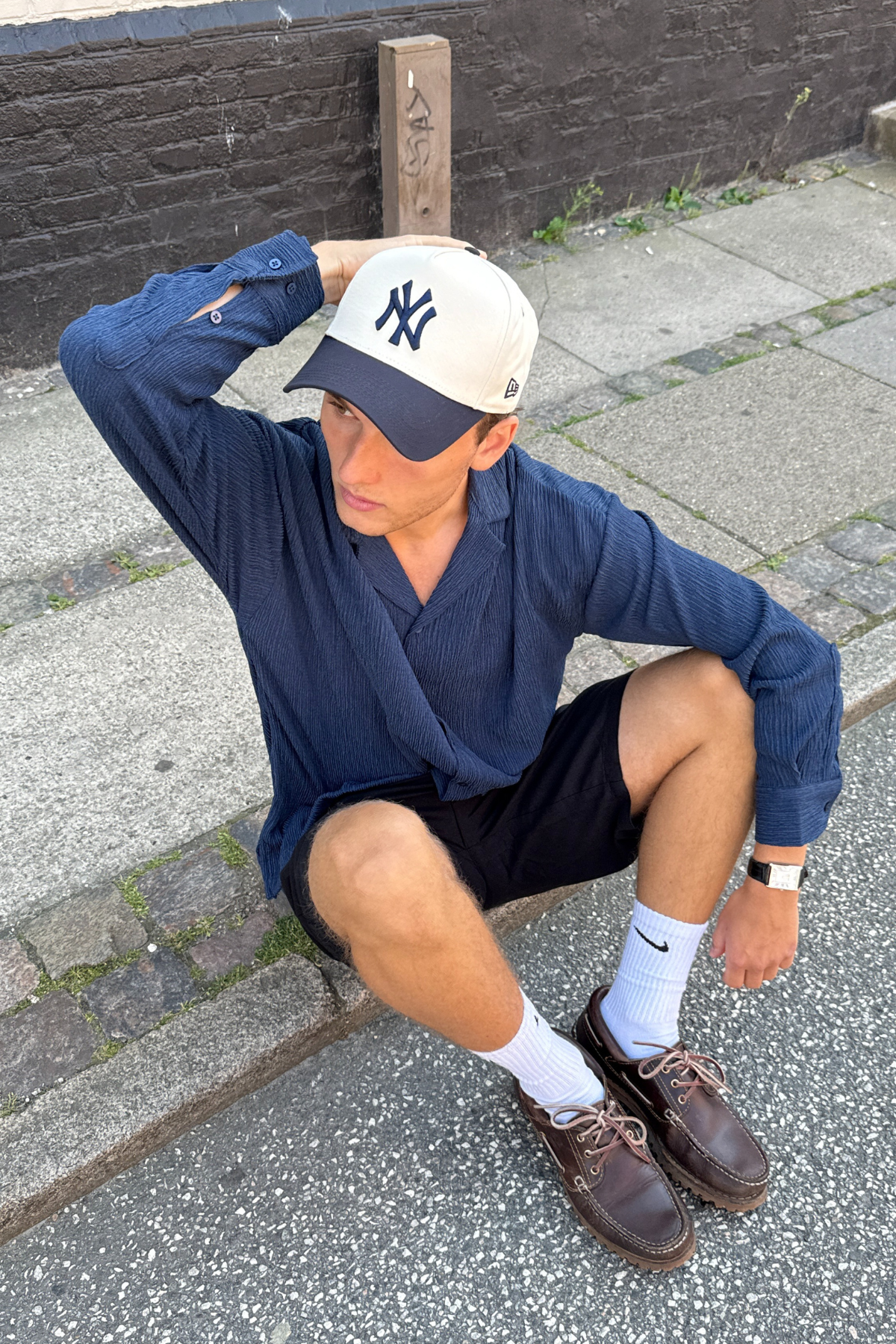 Aidan Skjorte - Navy