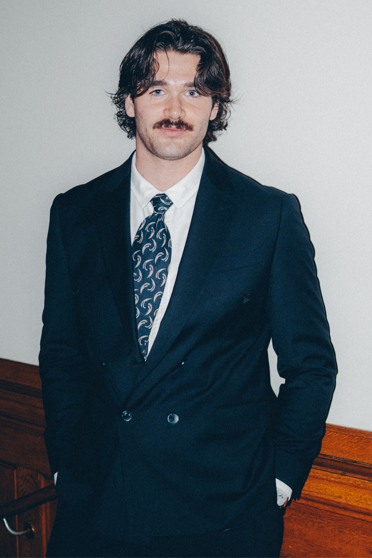 Premium Dobbelttradet Blazer - Sort