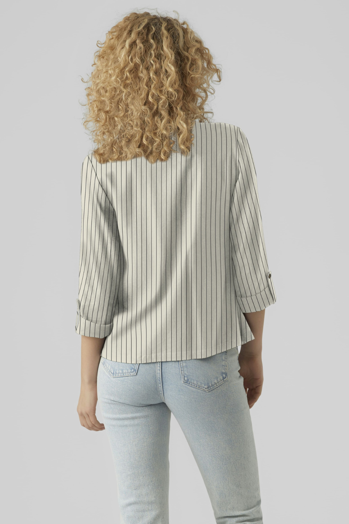 Jesmilo 3/4 Løs Blazer - Sølv Lining