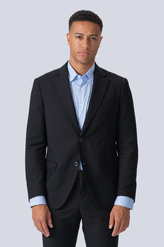 Premium Enkeltradet Blazer - Sort