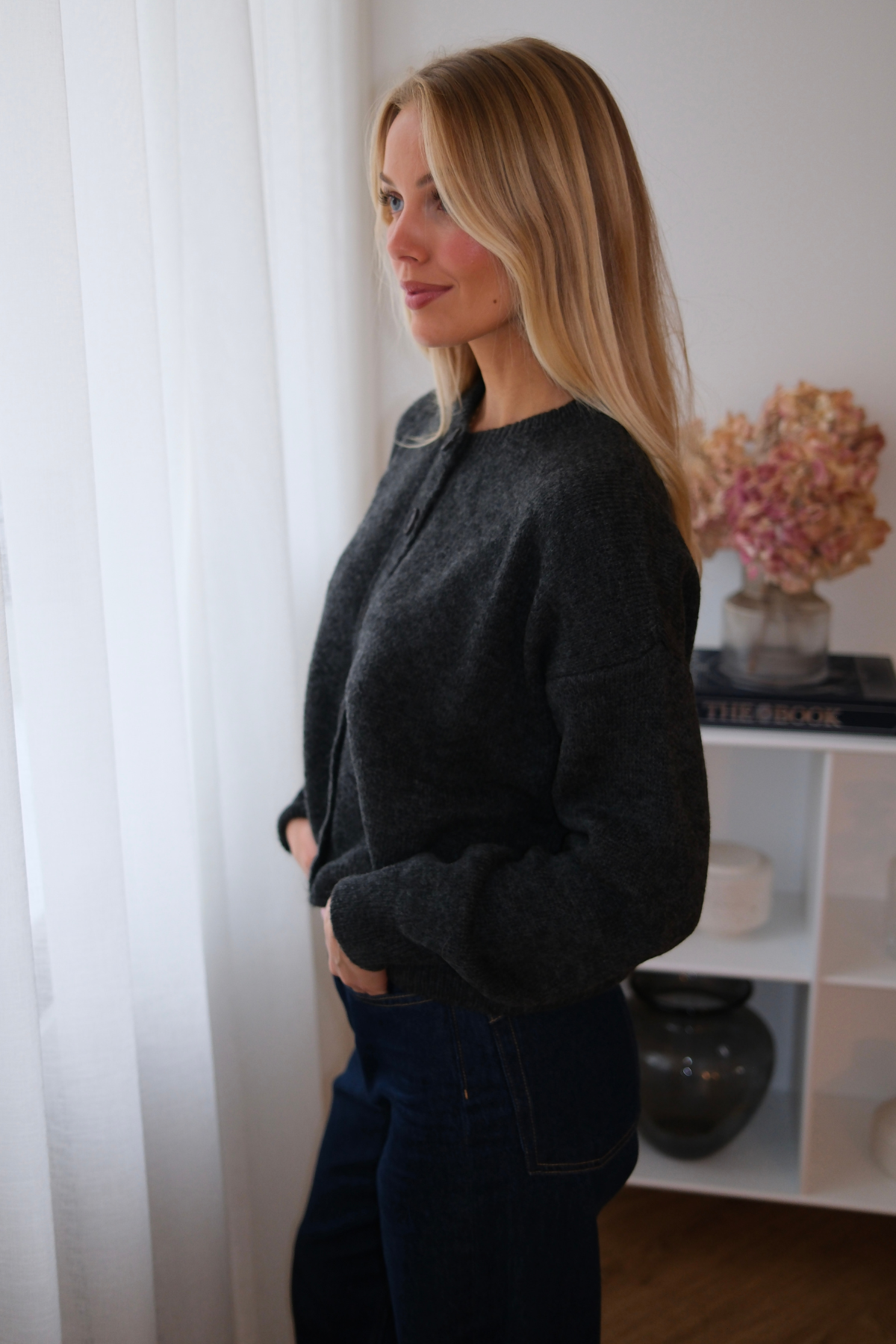 Angelique Cardigan - Grafit