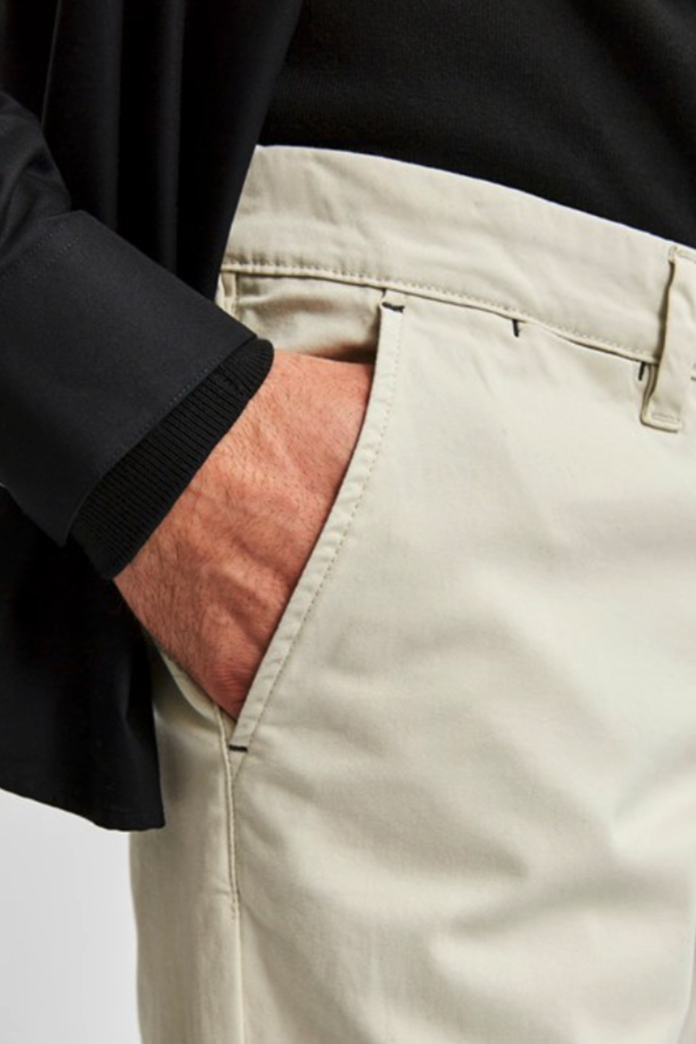 Miles Flex chino pant - Moonstruck (økologisk bomuld)