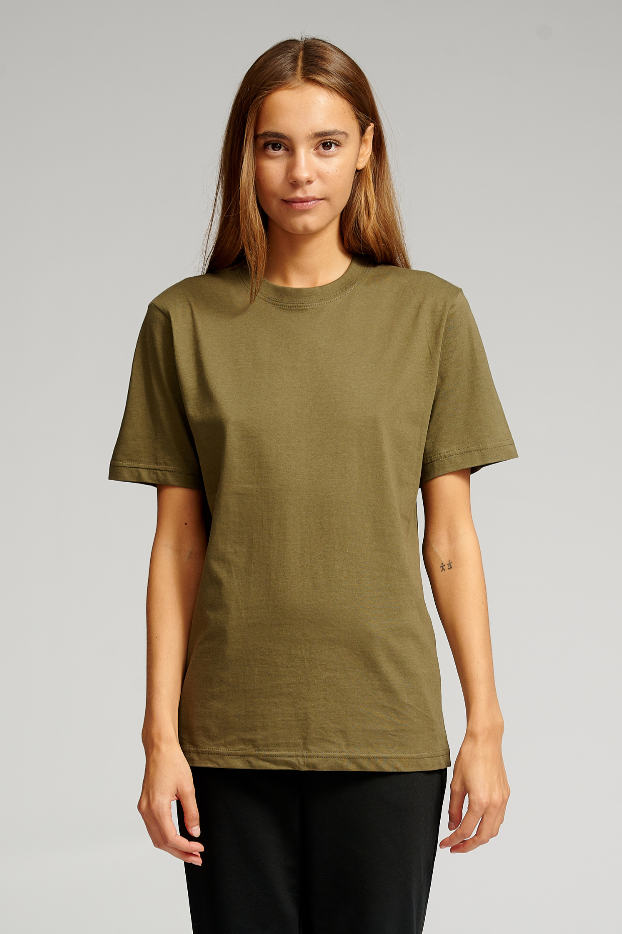 Oversized T-shirt - Army (dame)