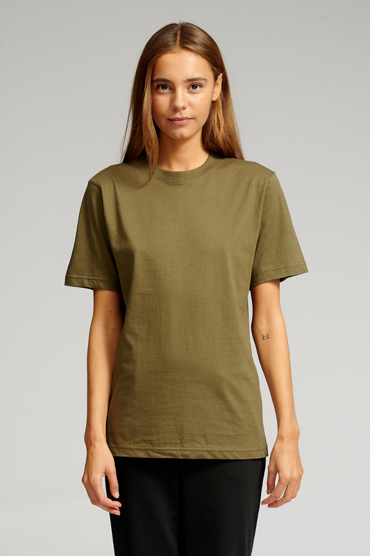 Oversized T-shirt - Army (dame)