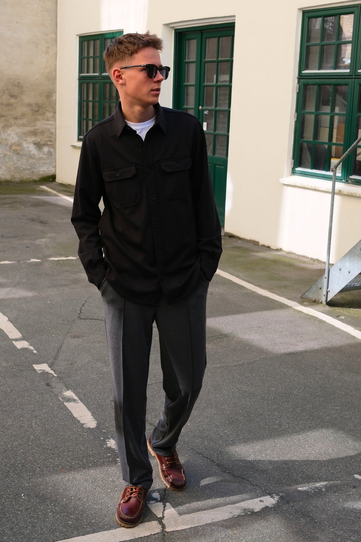 Performance Pants Loose Fit - Grå