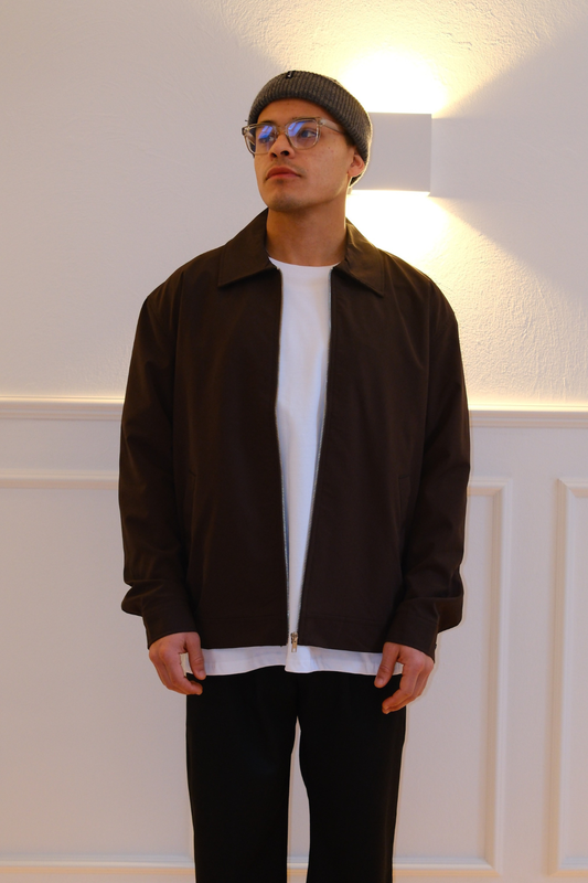 Milan Zipper Jacket - Khaki