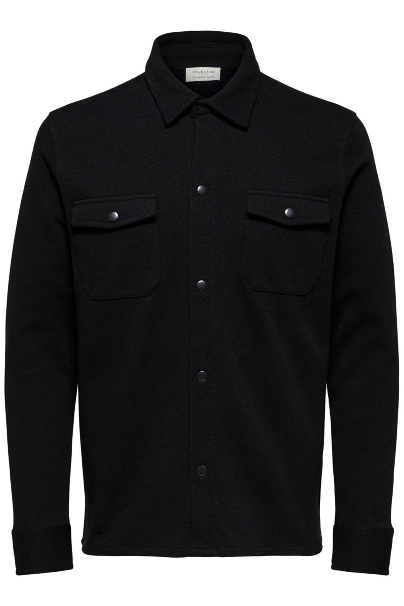 Økologisk Sweat Jakke - Sort