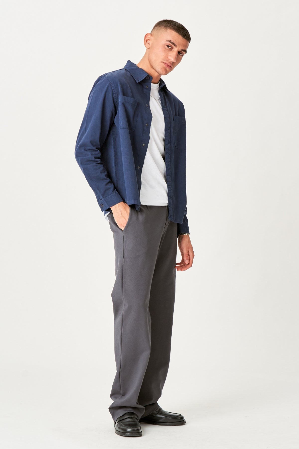 Alex Skjorte Regular Fit - Blå