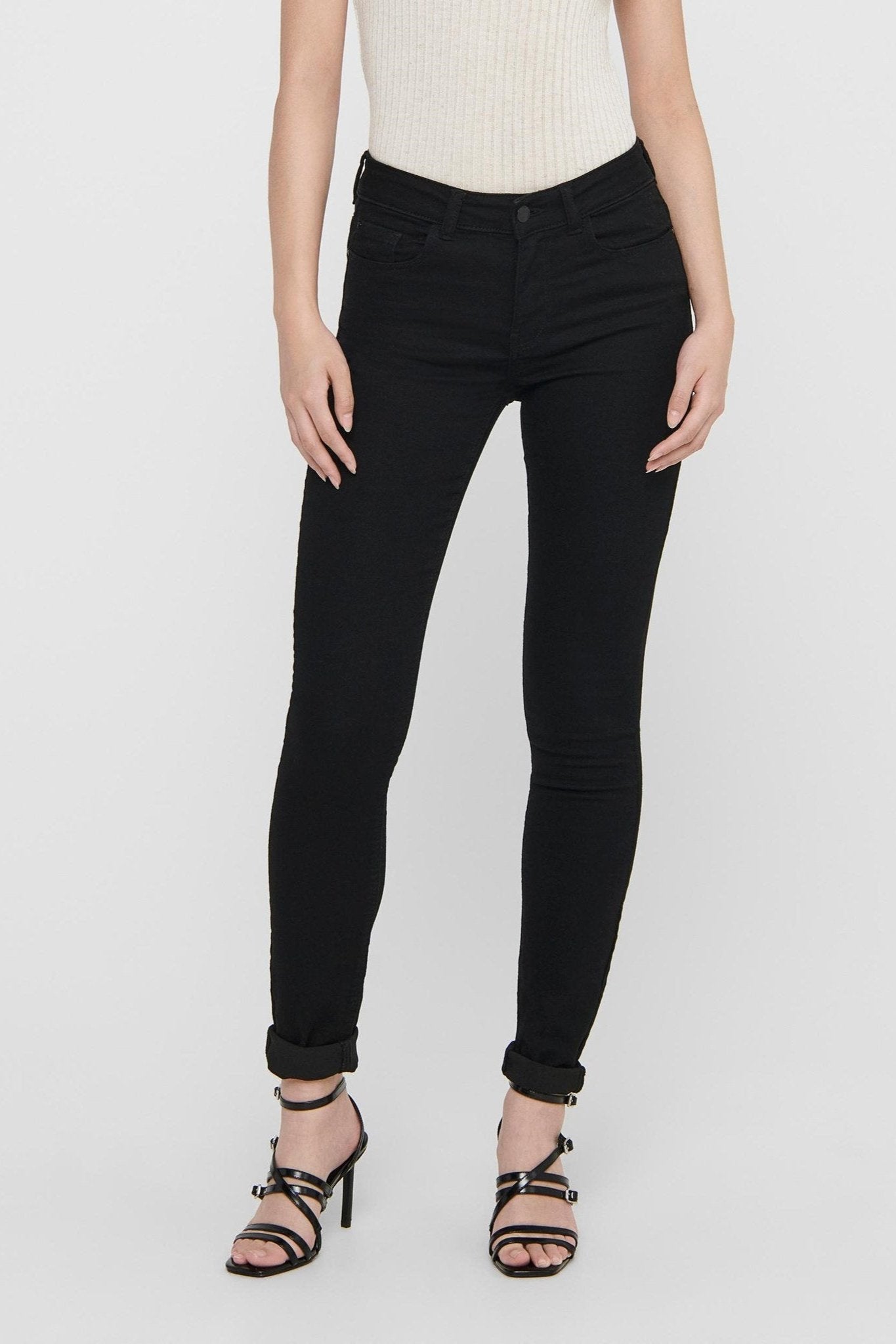 De Originale Performance Jeans - Sort (mid waist)