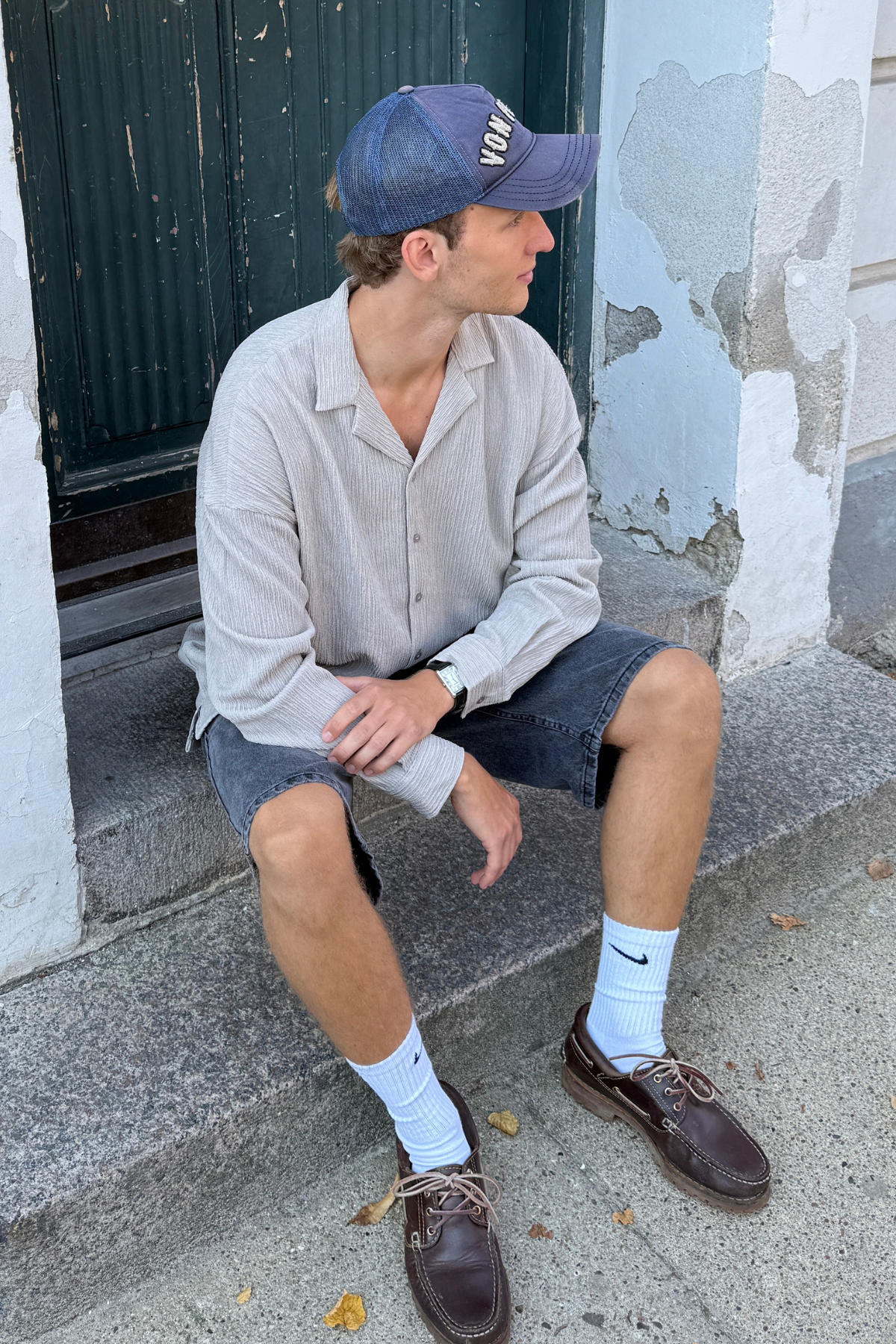 Aidan Skjorte - Beige