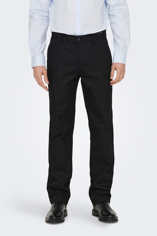 Edge Chino Bukser - Sort