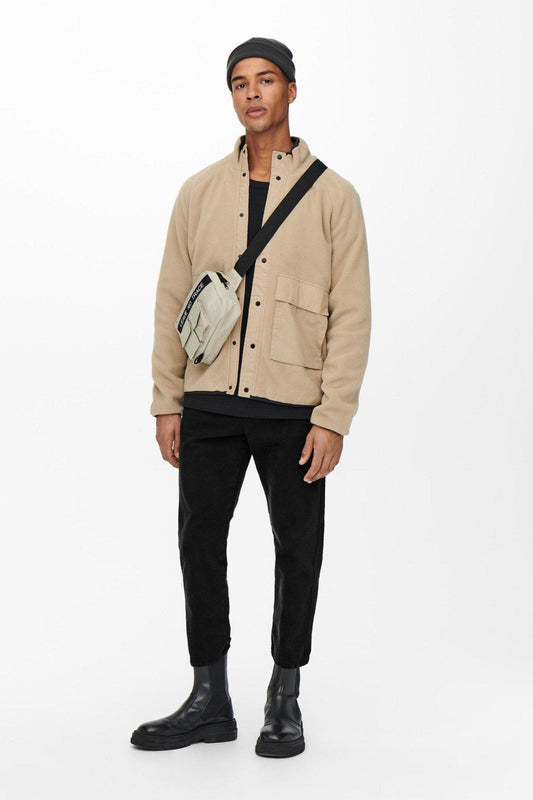 Avi Beam Chino Twill Pants - Sort