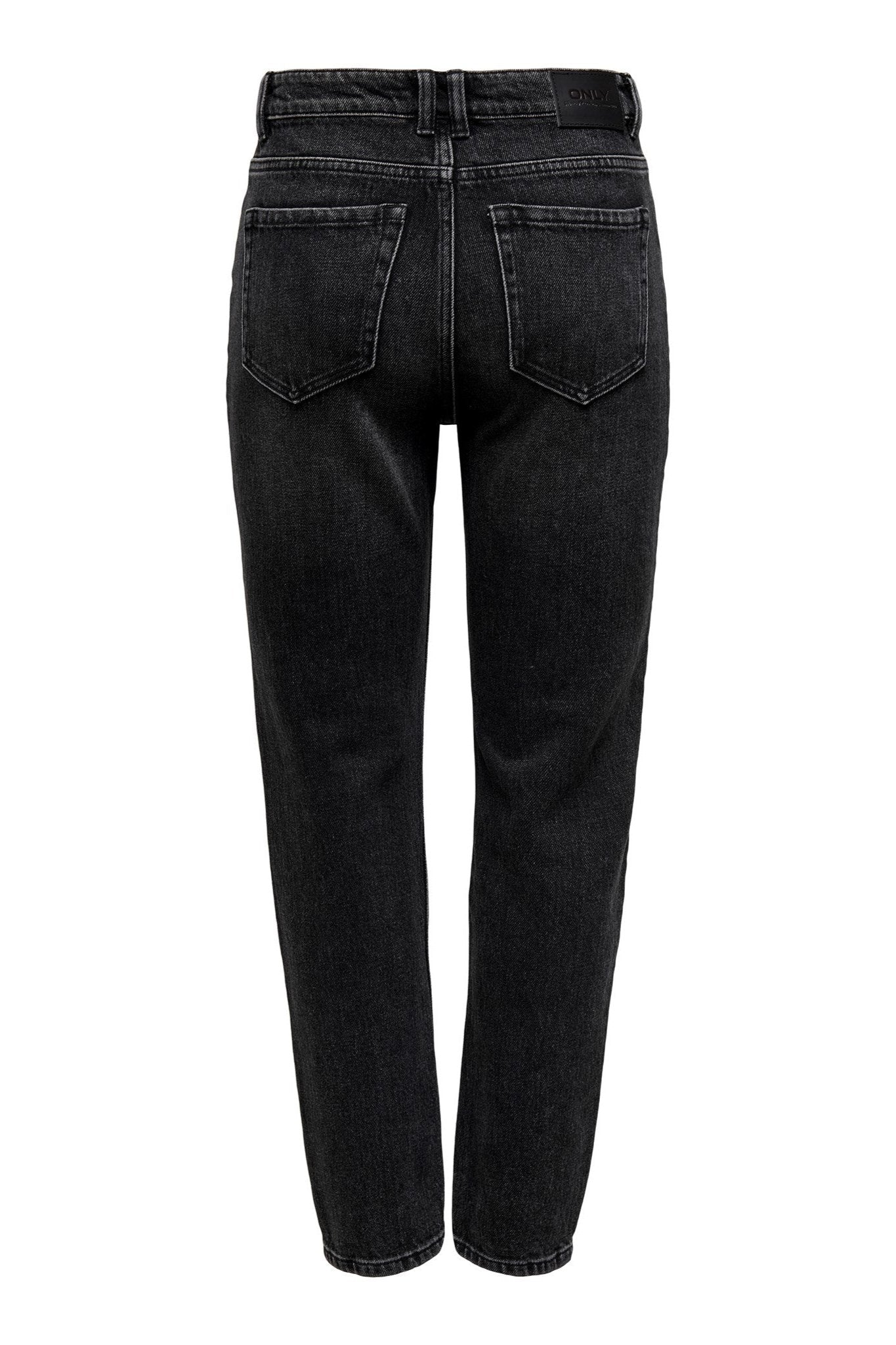 Emily High Waist Jeans - Sort Denim