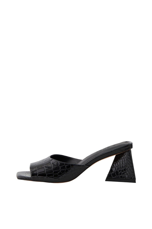 Anlise Croco Sandal - Sort