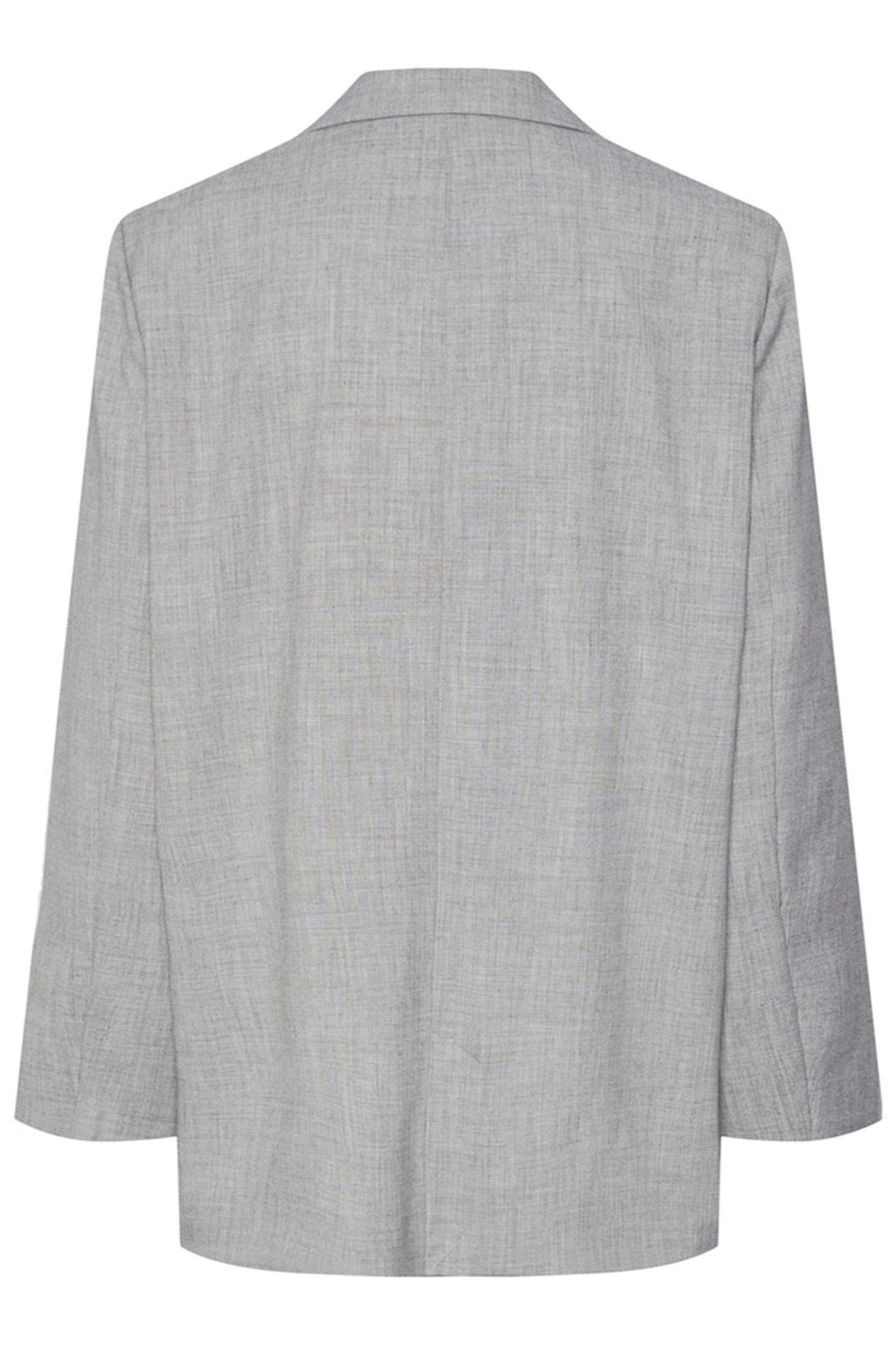 Oversized Blazer - Light grey melange